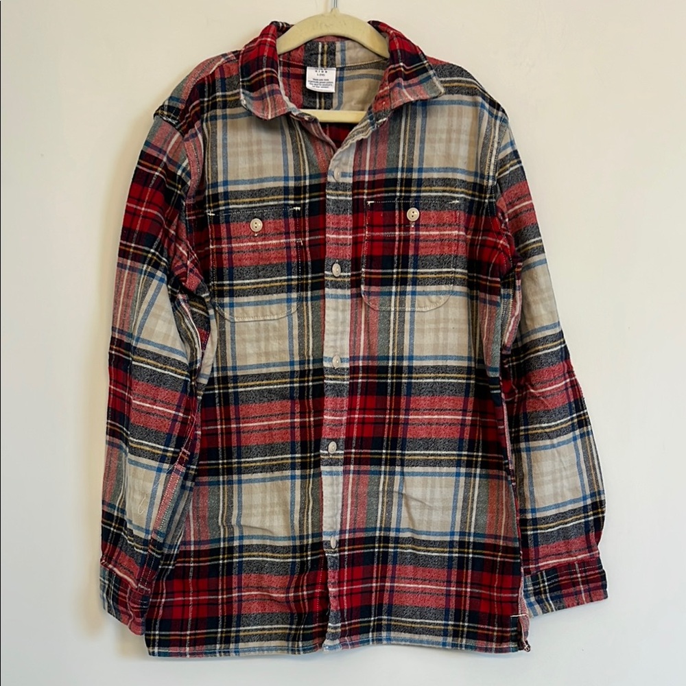 GAP Kids Plaid Flannel Shirt Boy’s L (10)